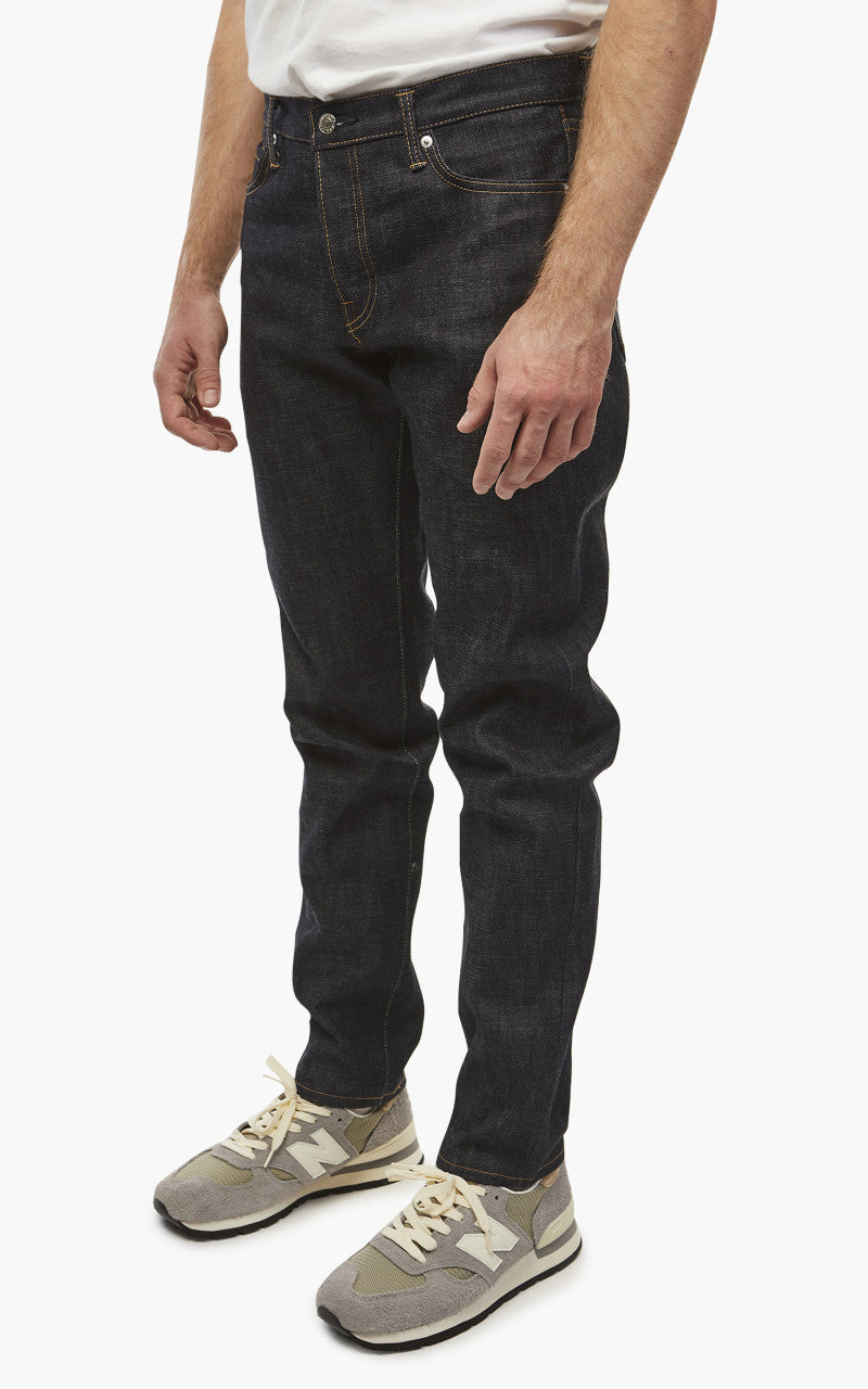 Edwin Regular Tapered "Made in Japan" Nihon Menpu Dark Pure Indigo Rainbow Selvage