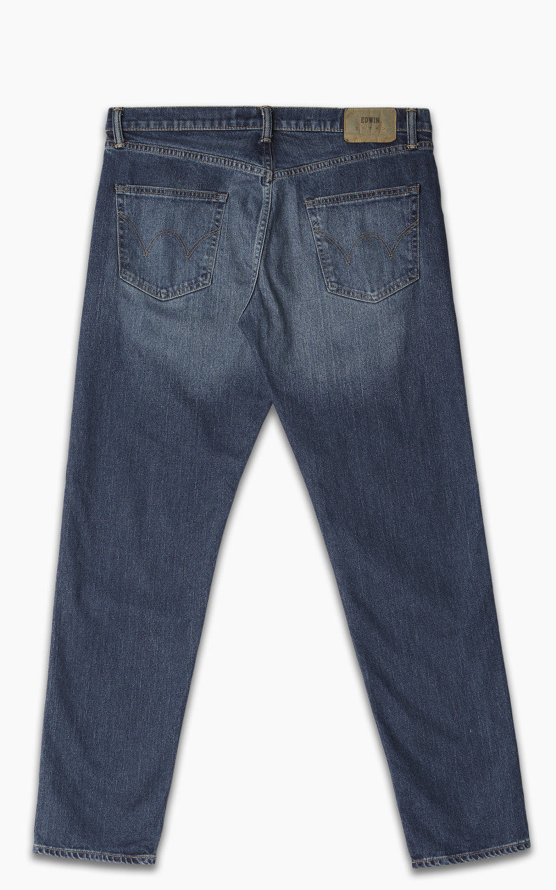 Edwin Regular Tapered "Made in Japan" Kaihara Pure Indigo Stretch Denim 13oz Blue Dark Used