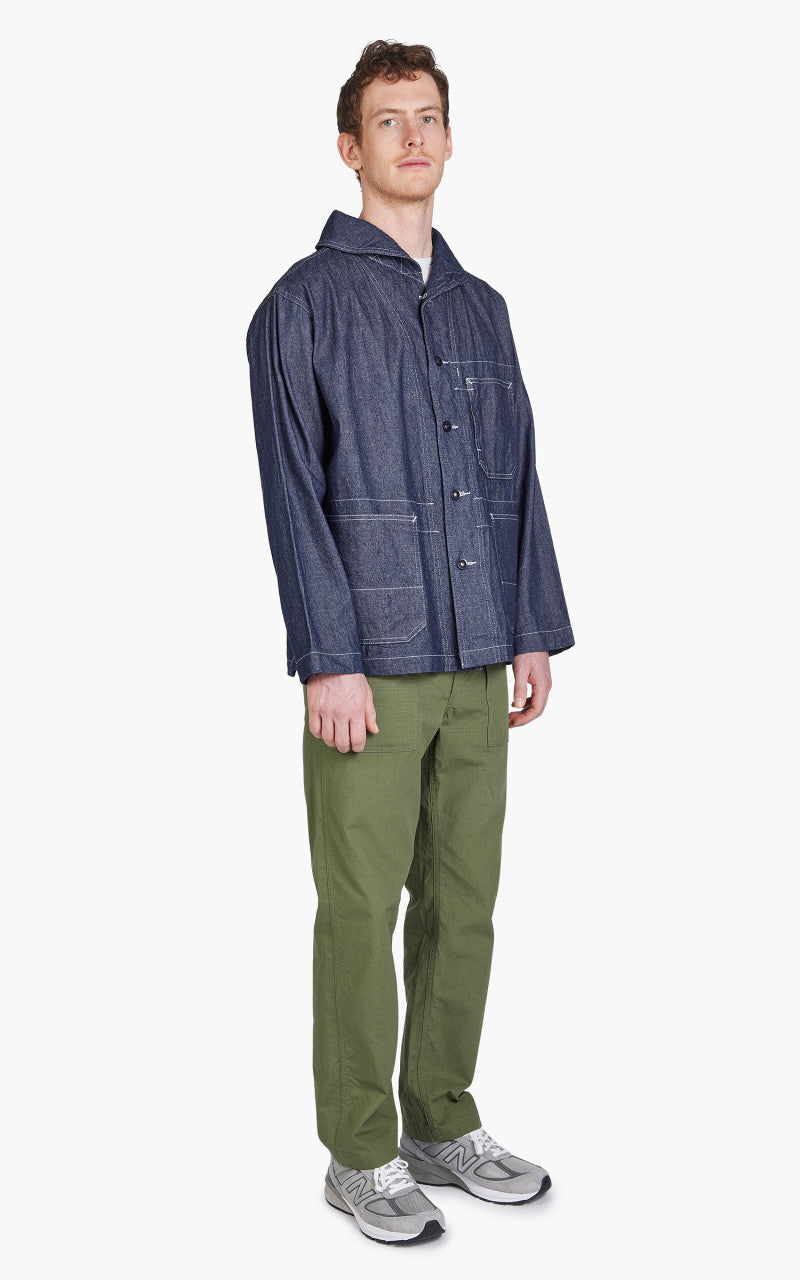 Engineered Garments Shawl Collar Utility Jacket Indigo