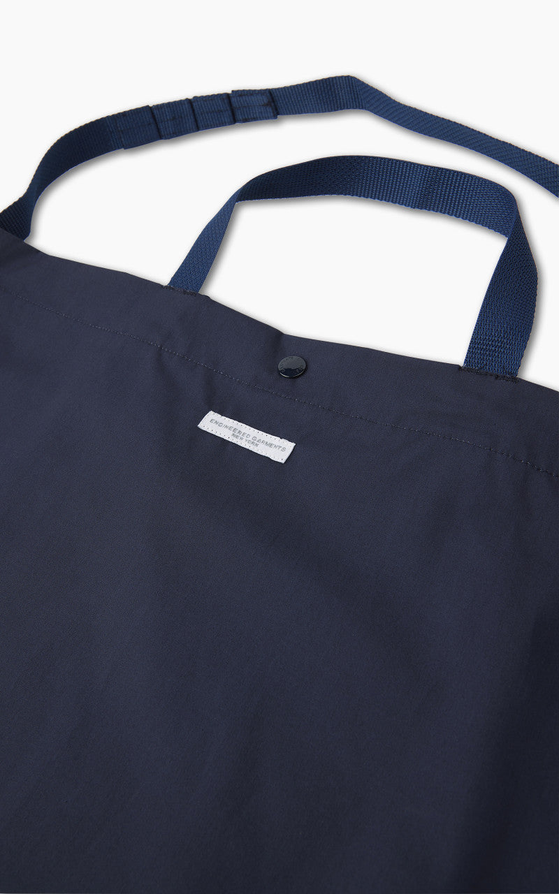 Engineered Garments Carry All Tote Cotton Duracloth Poplin Navy