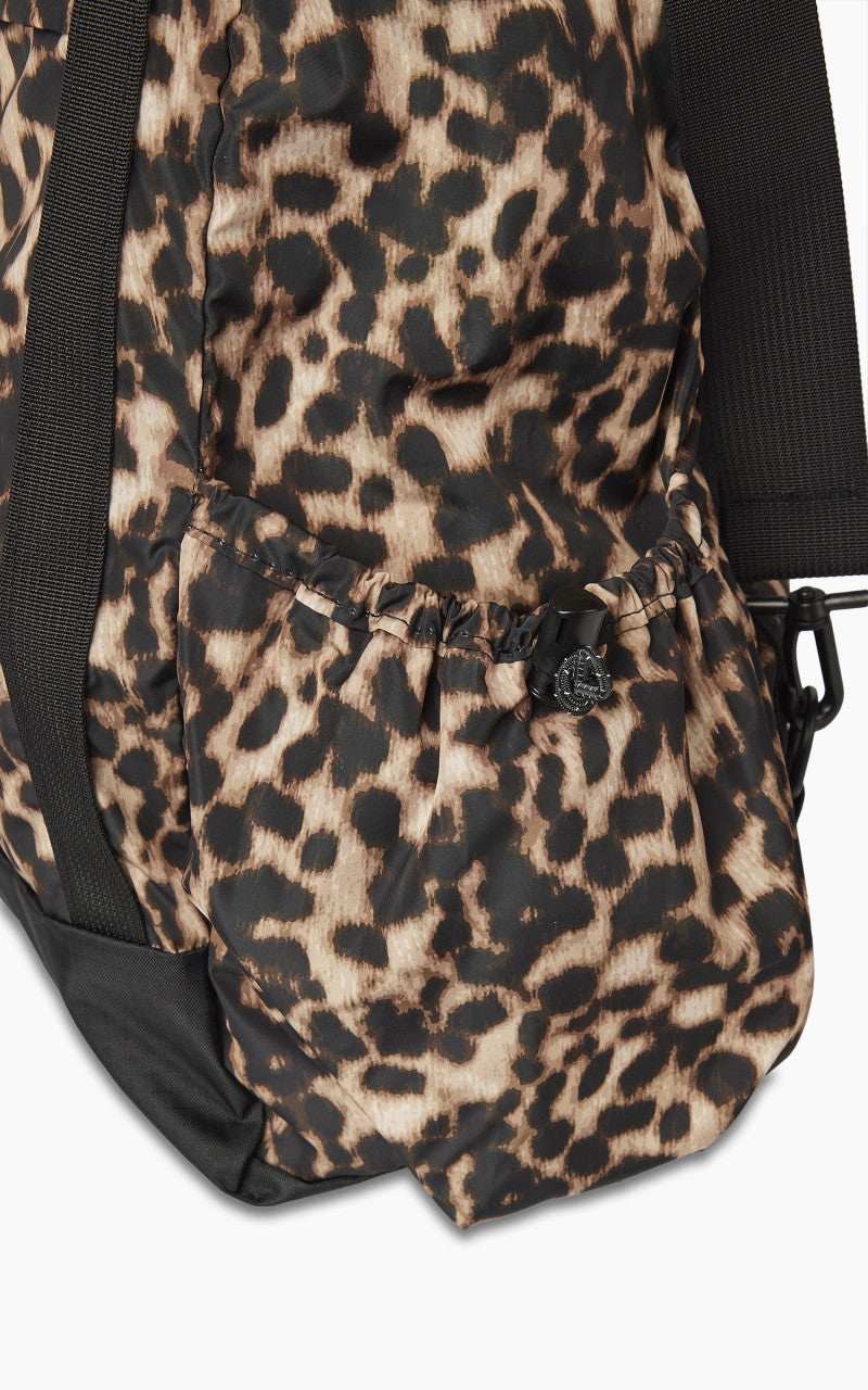 Engineered Garments UL 3 Way Bag Polyester Black/Brown Leopard Print