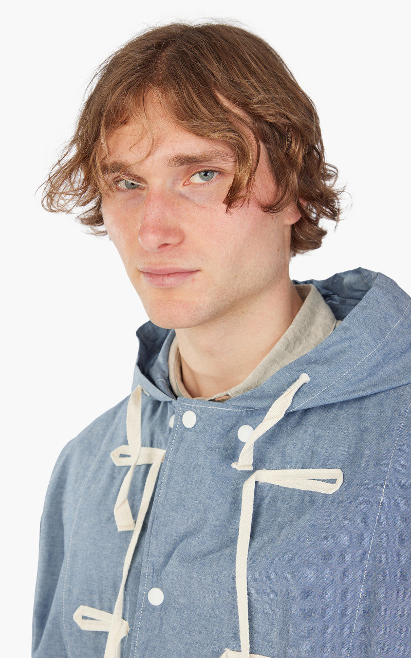 Engineered Garments LT Parka Cotton Chambray Light Blue