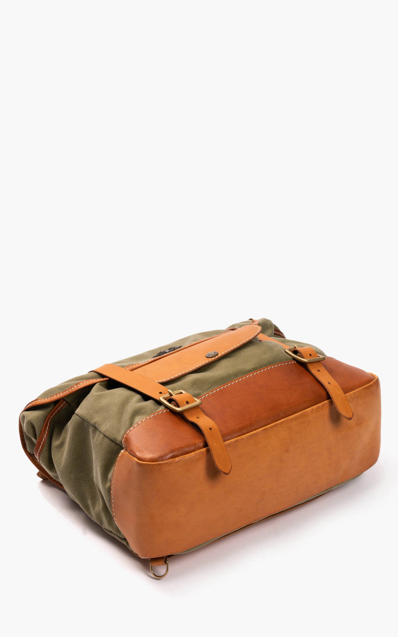 Shangri-La Heritage Explorator Waxed Canvas Messenger Bag Army