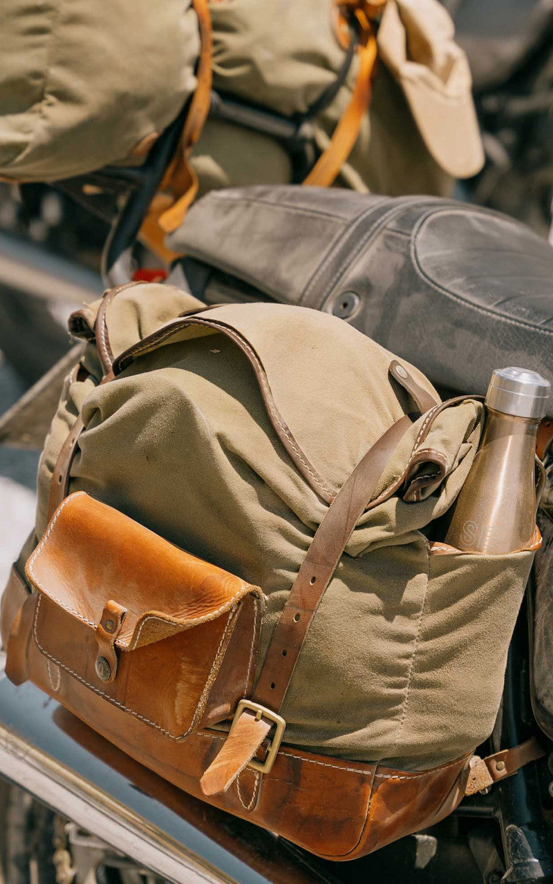 Shangri-La Heritage Explorator Waxed Canvas Messenger Bag Army