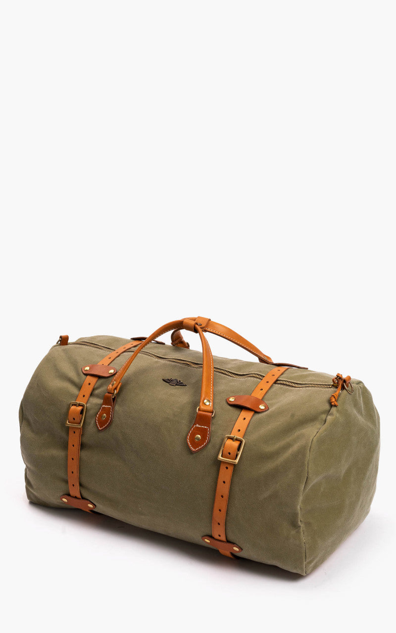Shangri-La Heritage Explorator Waxed Canvas Travel Bag Army
