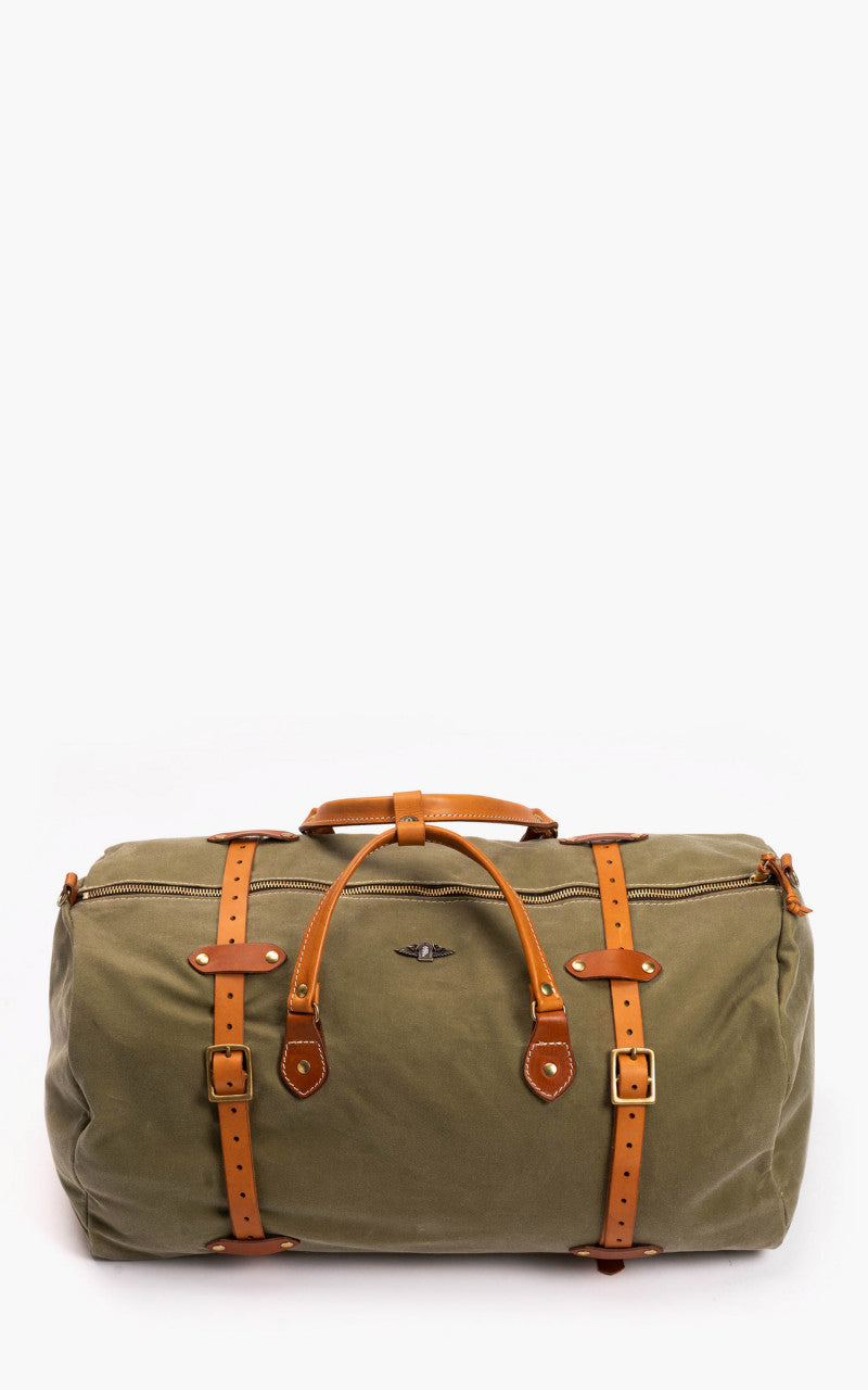 Shangri-La Heritage Explorator Waxed Canvas Travel Bag Army