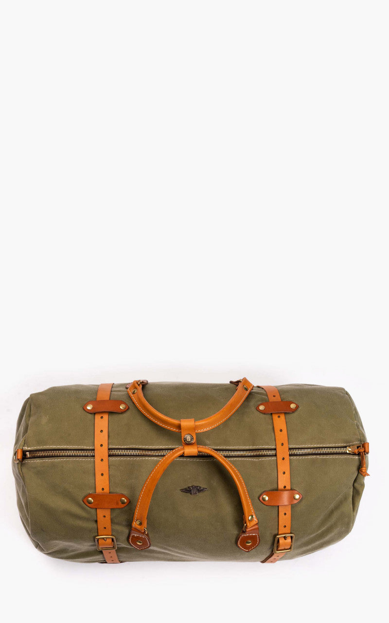 Shangri-La Heritage Explorator Waxed Canvas Travel Bag Army