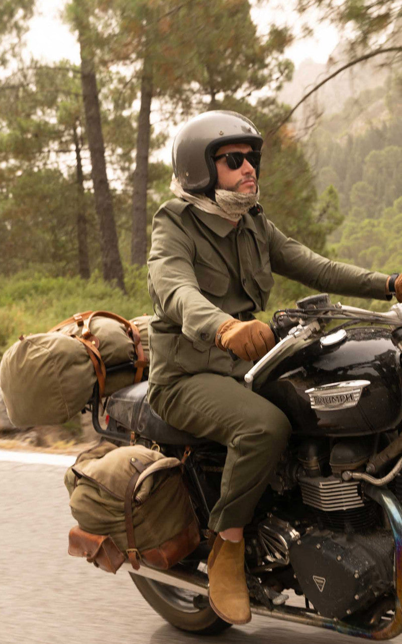 Shangri-La Heritage Explorator Waxed Canvas Travel Bag Army