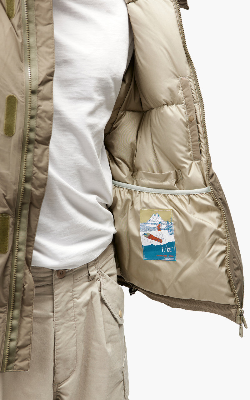 F/CE. x Nanga Minimal Down Jacket Sage Green