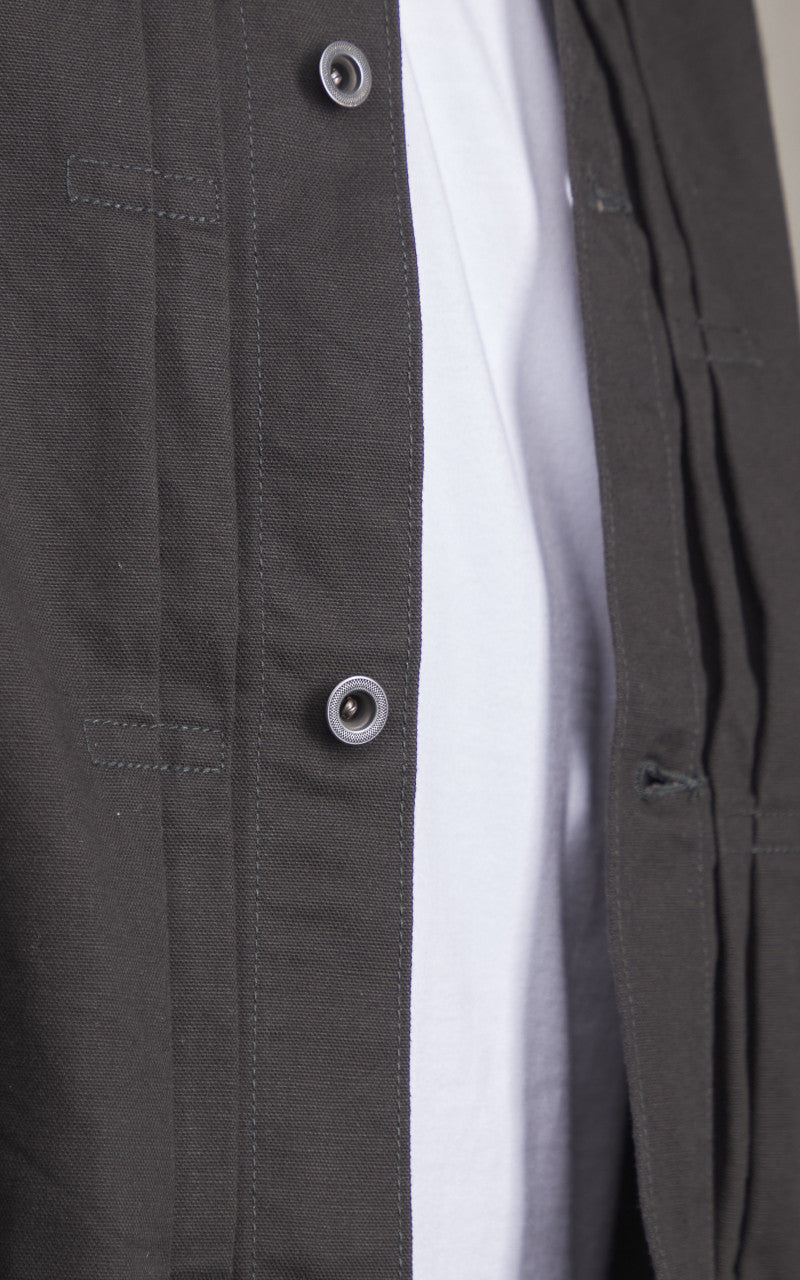 FOB Factory F2445 Cotton Duck Jacket Black