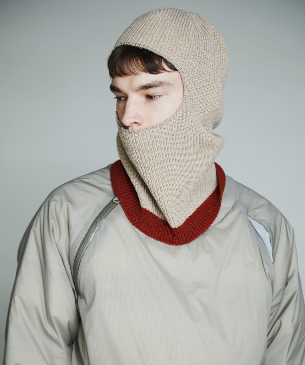 F/CE. Knit Balaclava Beige