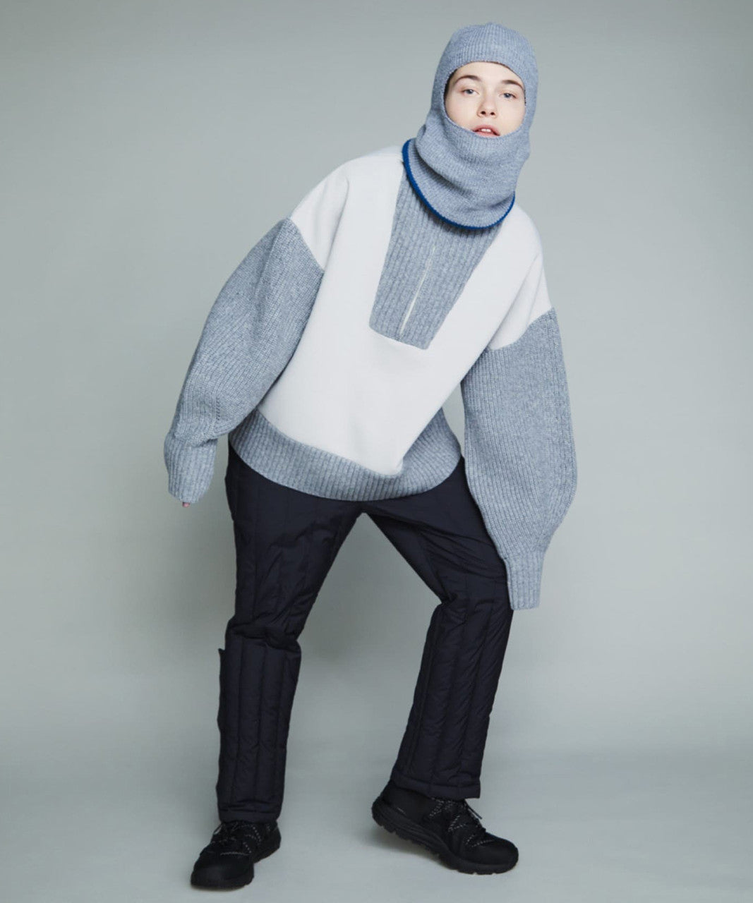 F/CE. Knit Balaclava Gray