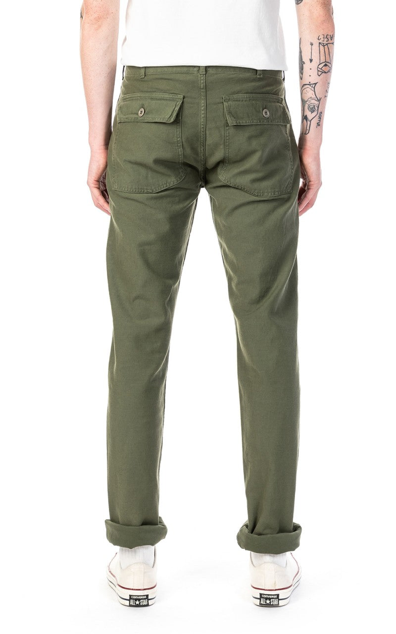 Tellason Fatigue Pant Tapered Sateen Olive