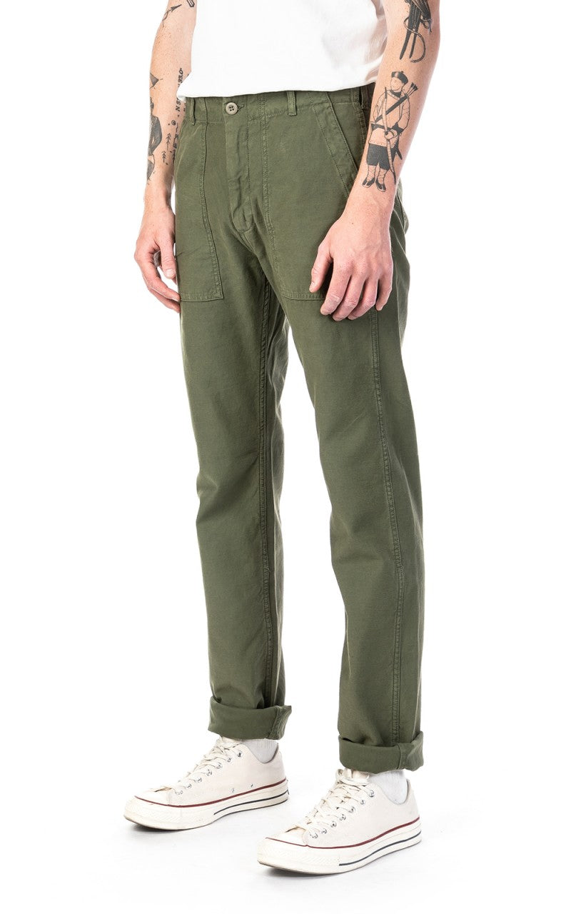 Tellason Fatigue Pant Tapered Sateen Olive