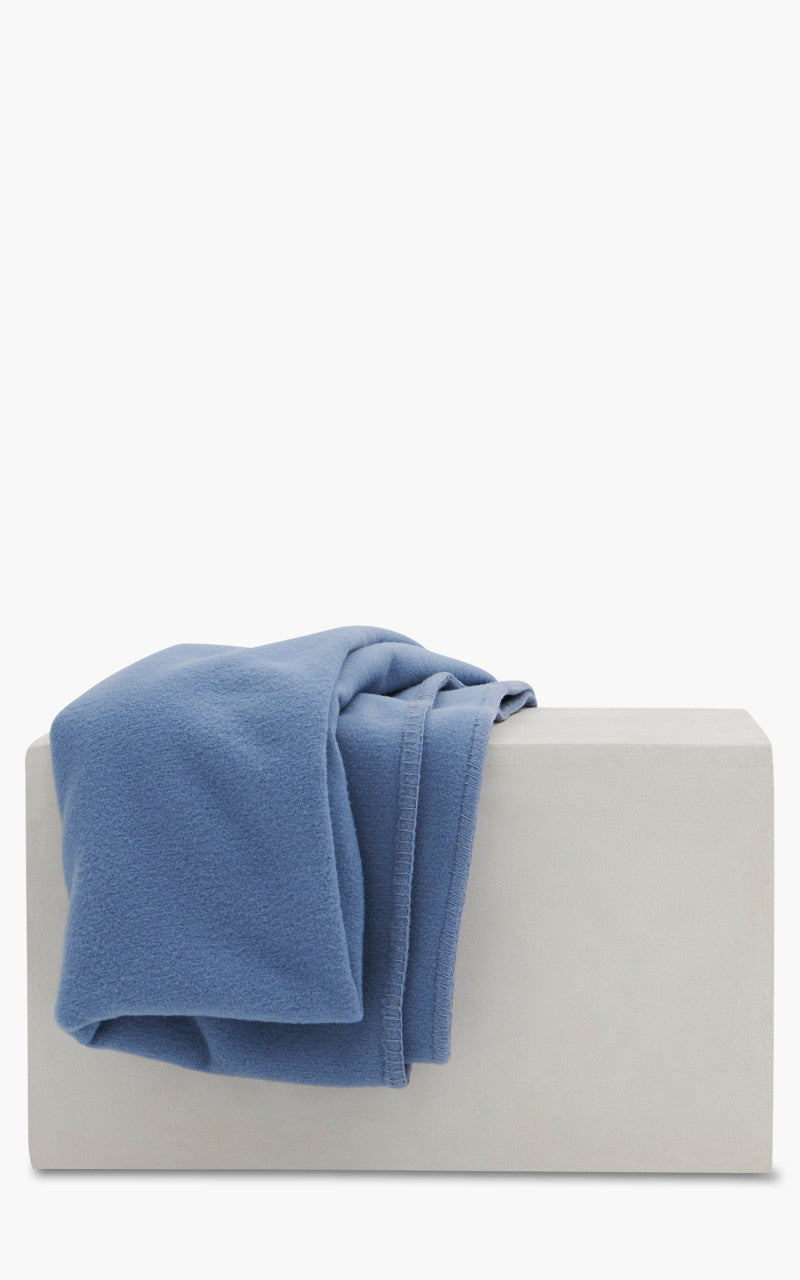 TEKLA Merino Wool Blanket Solid Blue Dawn
