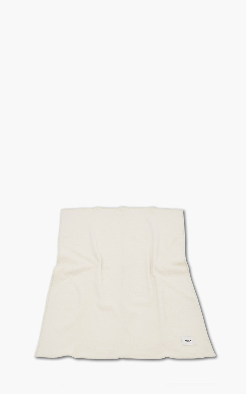 TEKLA Merino Wool Blanket Solid Soft White