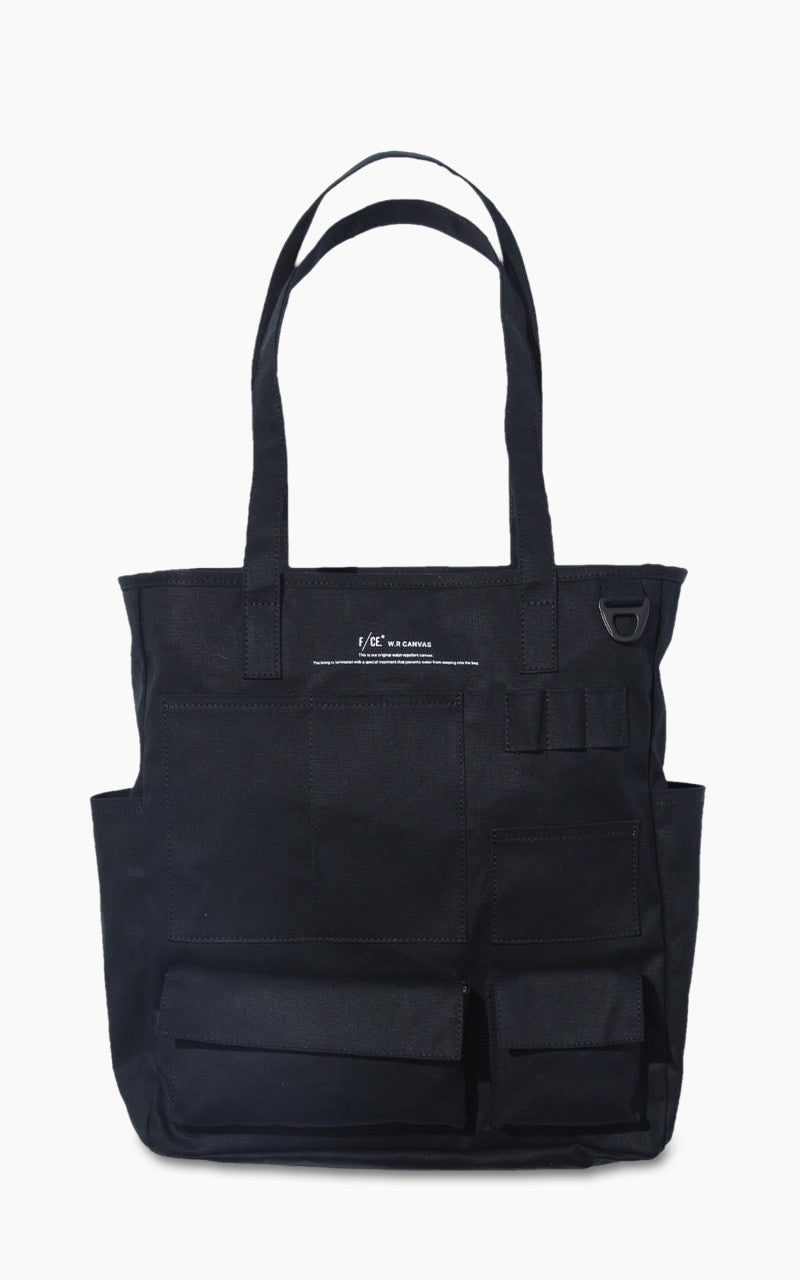 F/CE. W.R. Canvas Pocket Tote Bag Black