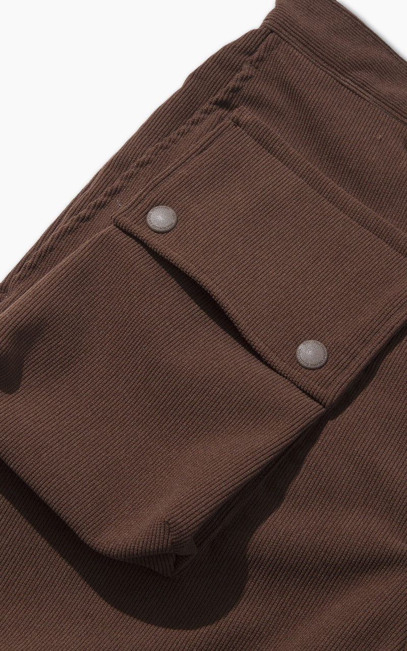 F/CE. x Digawel 6 Pockets Corduroy Shorts Brown