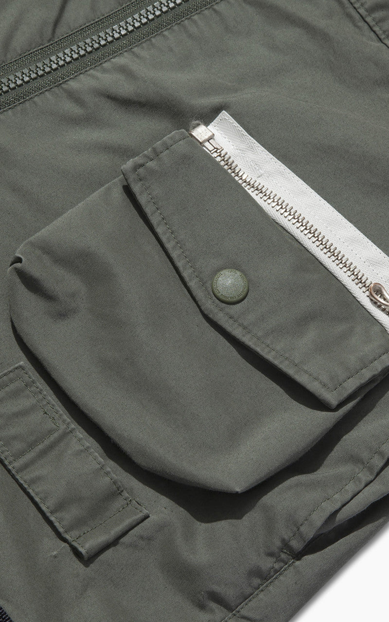 F/CE. x Digawel 6 Pockets Shorts Olive