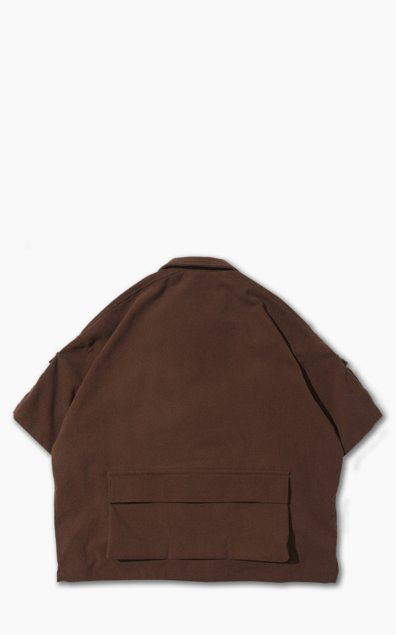 F/CE. x Digawel 7 Pockets Corduroy S/S Shirt Brown