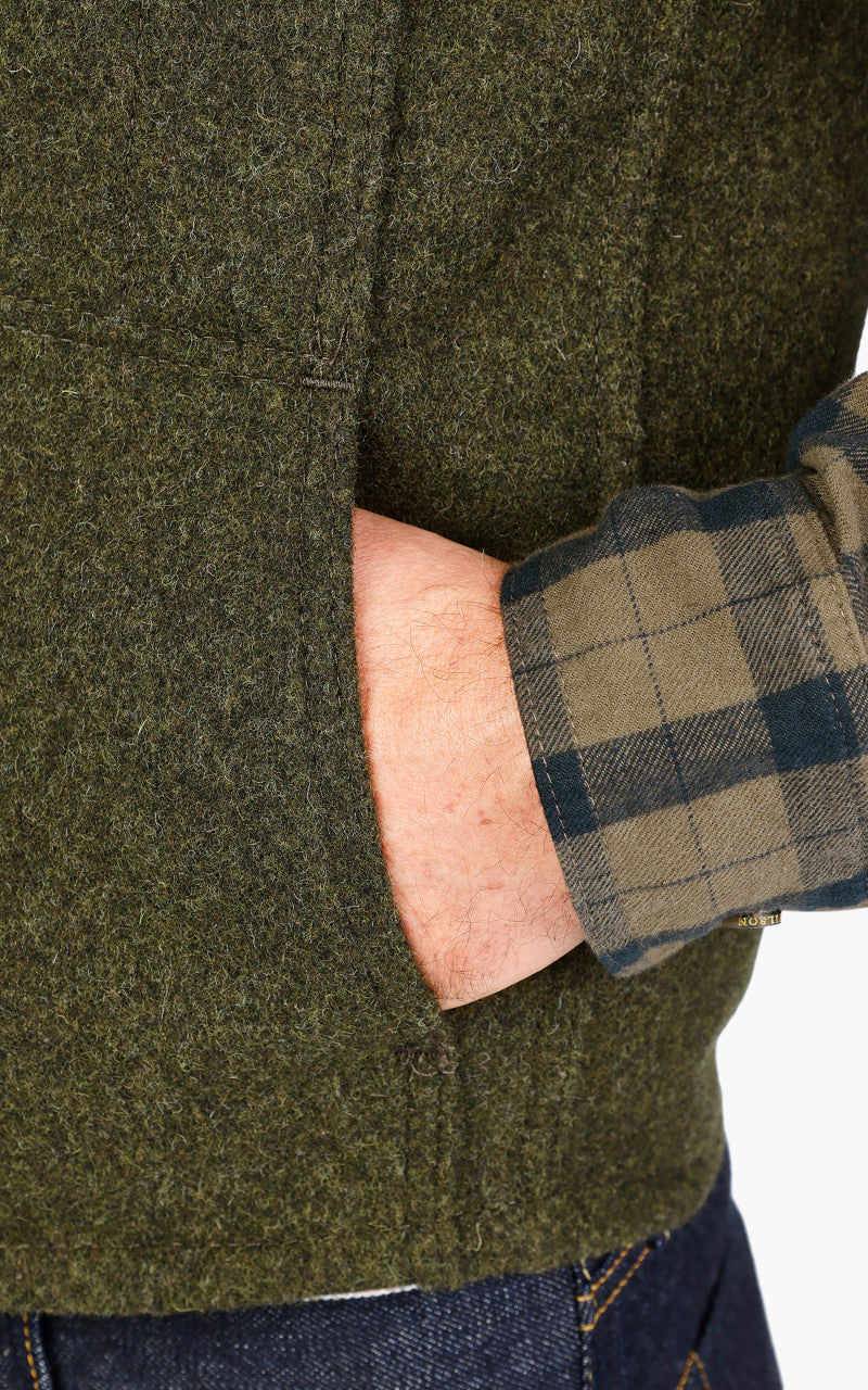 Filson Mackinaw Wool Vest Forest Green