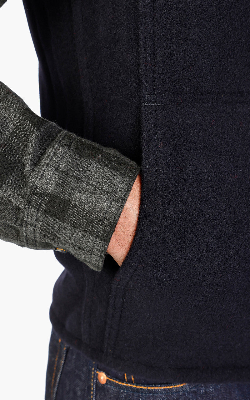 Filson Mackinaw Wool Vest Dark Navy