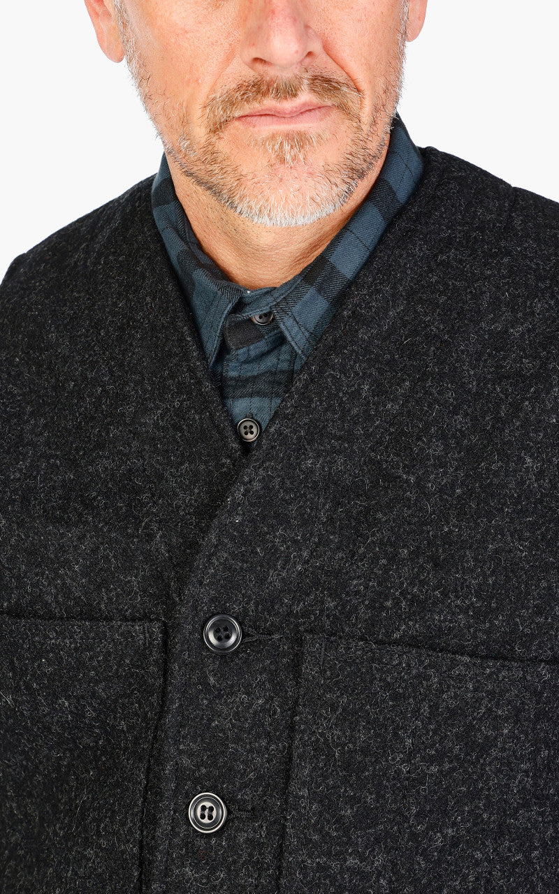 Filson Mackinaw Wool Vest Charcoal