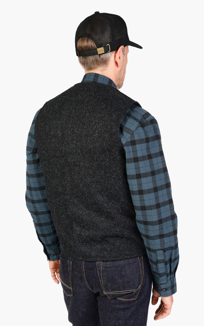Filson Mackinaw Wool Vest Charcoal