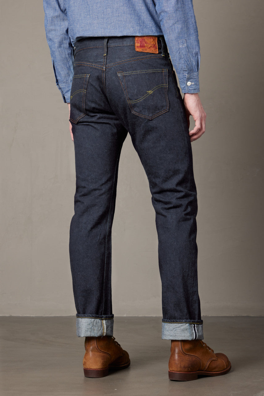 FOB Factory F151-23 Selvedge Denim XX 5P Rinsed Indigo