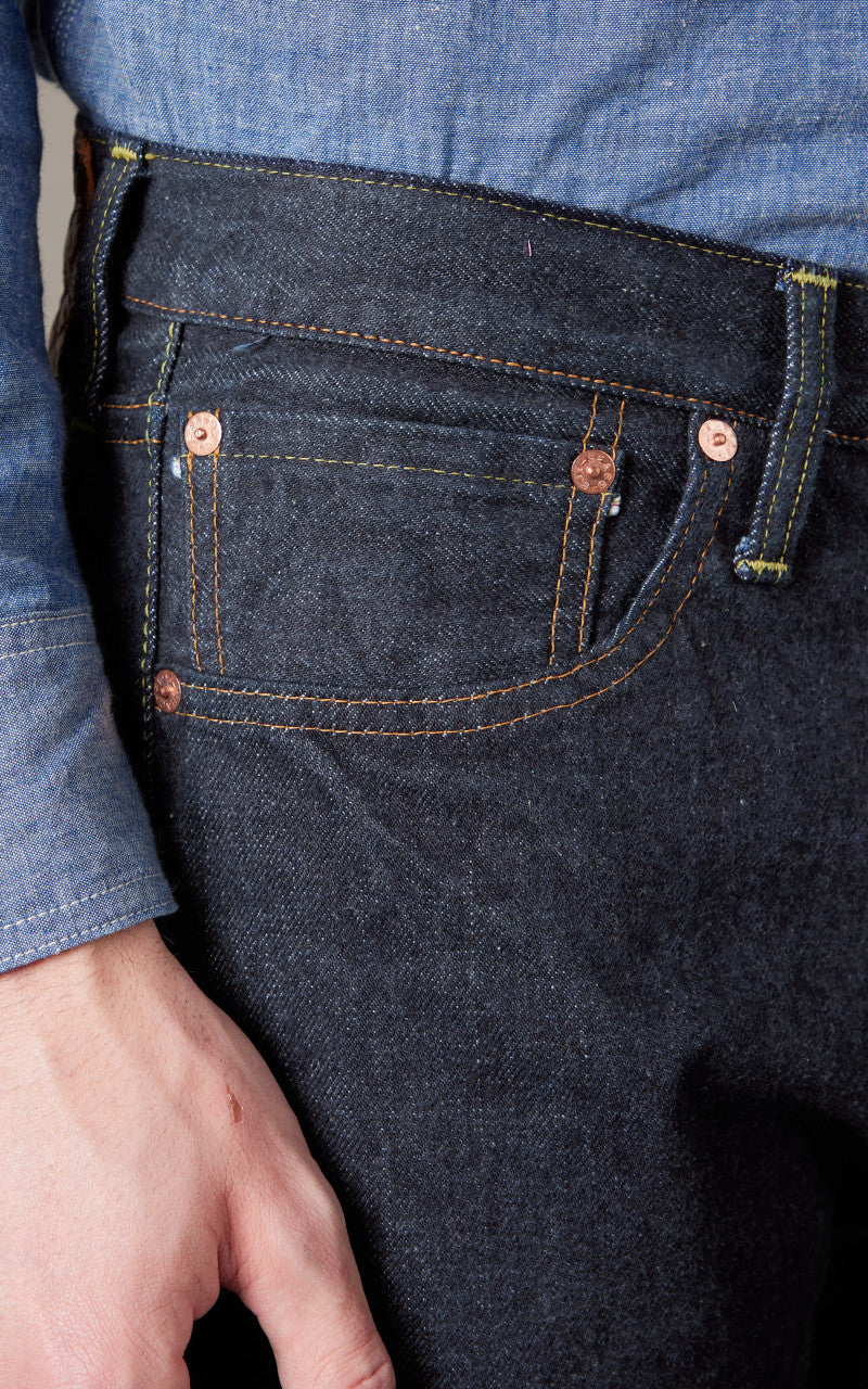 FOB Factory F151-23 Selvedge Denim XX 5P Rinsed Indigo
