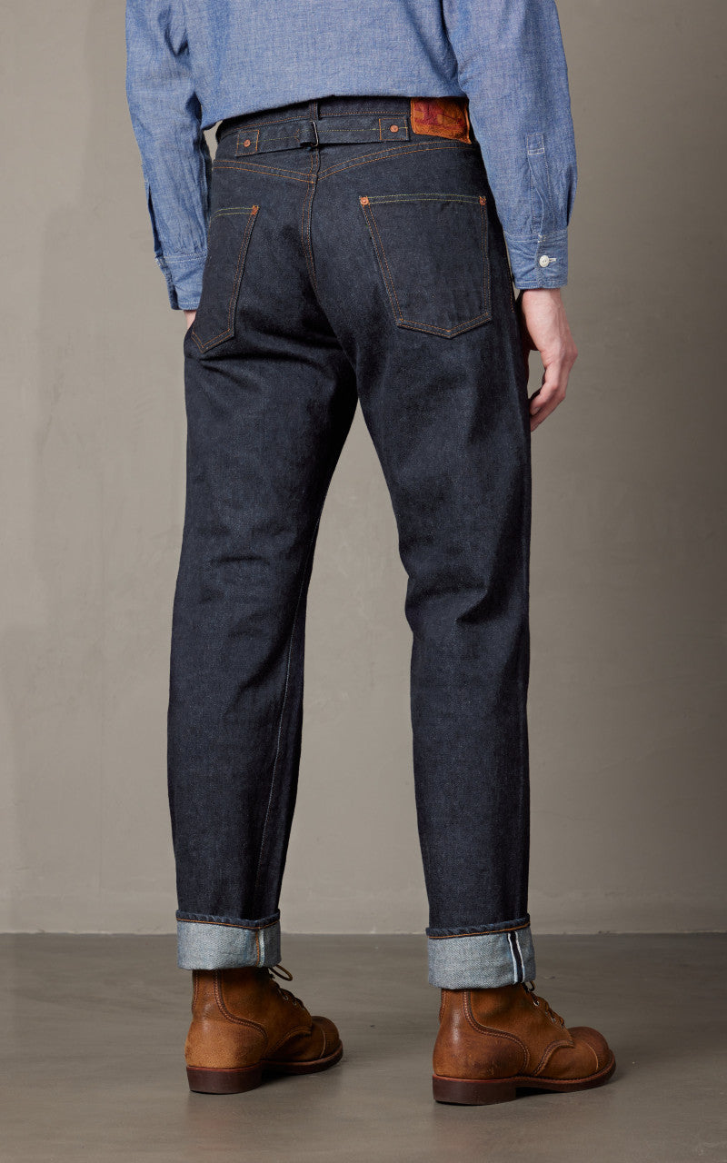 FOB Factory F165 Selvedge Garage Denim 5P Rinsed Indigo