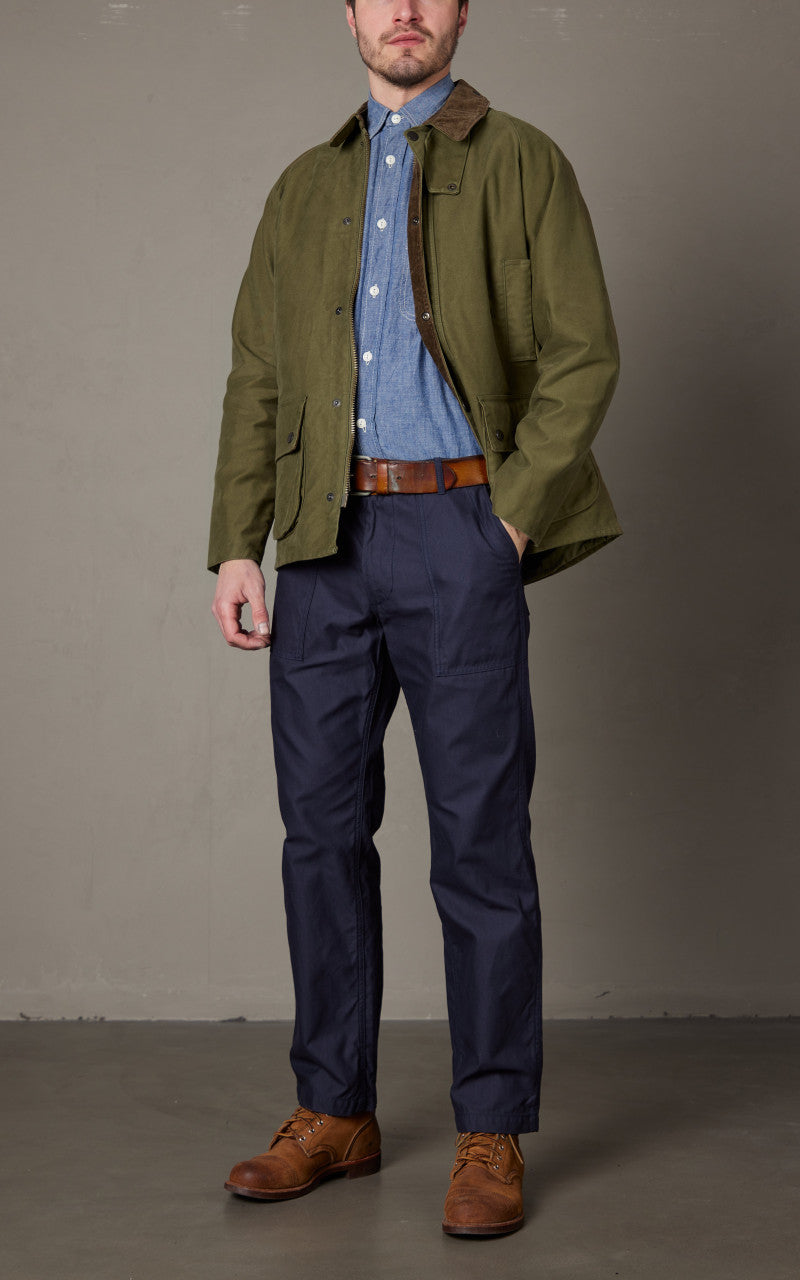 FOB Factory F2361 Moleskin Riding Jacket Olive