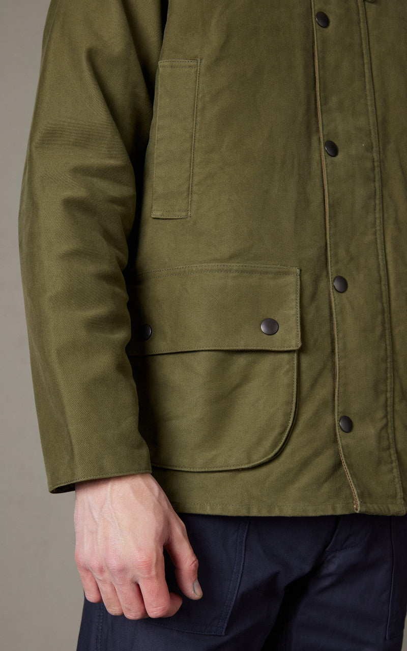 FOB Factory F2361 Moleskin Riding Jacket Olive