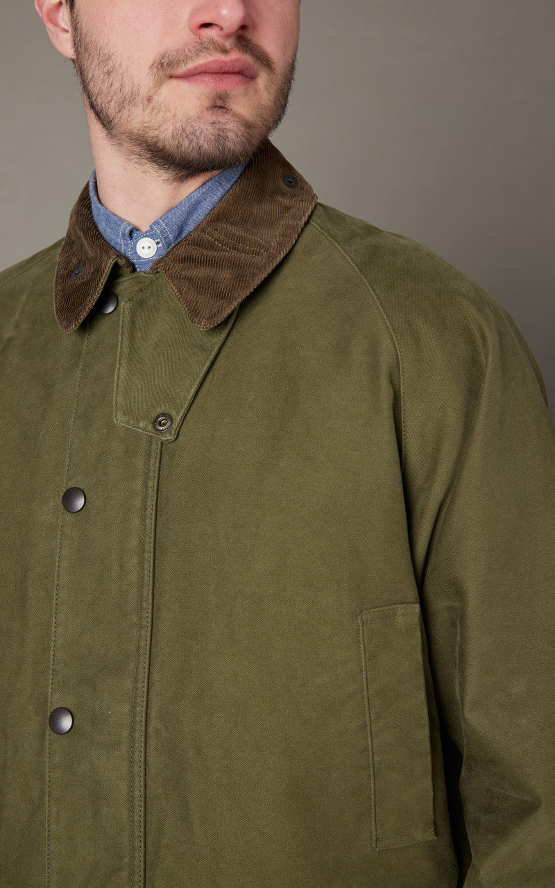 FOB Factory F2361 Moleskin Riding Jacket Olive