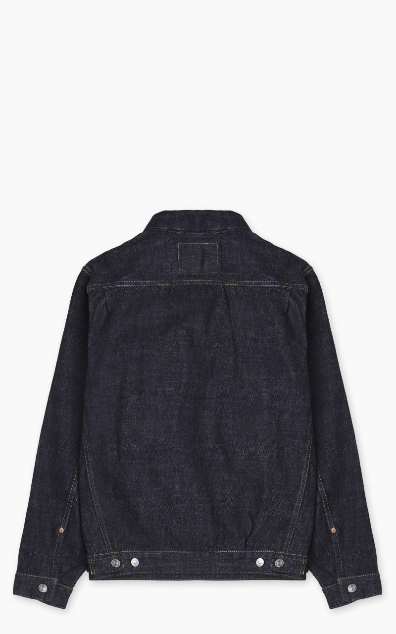 FOB Factory F2378 Type 2 Selvedge Denim Jacket Rinsed Indigo