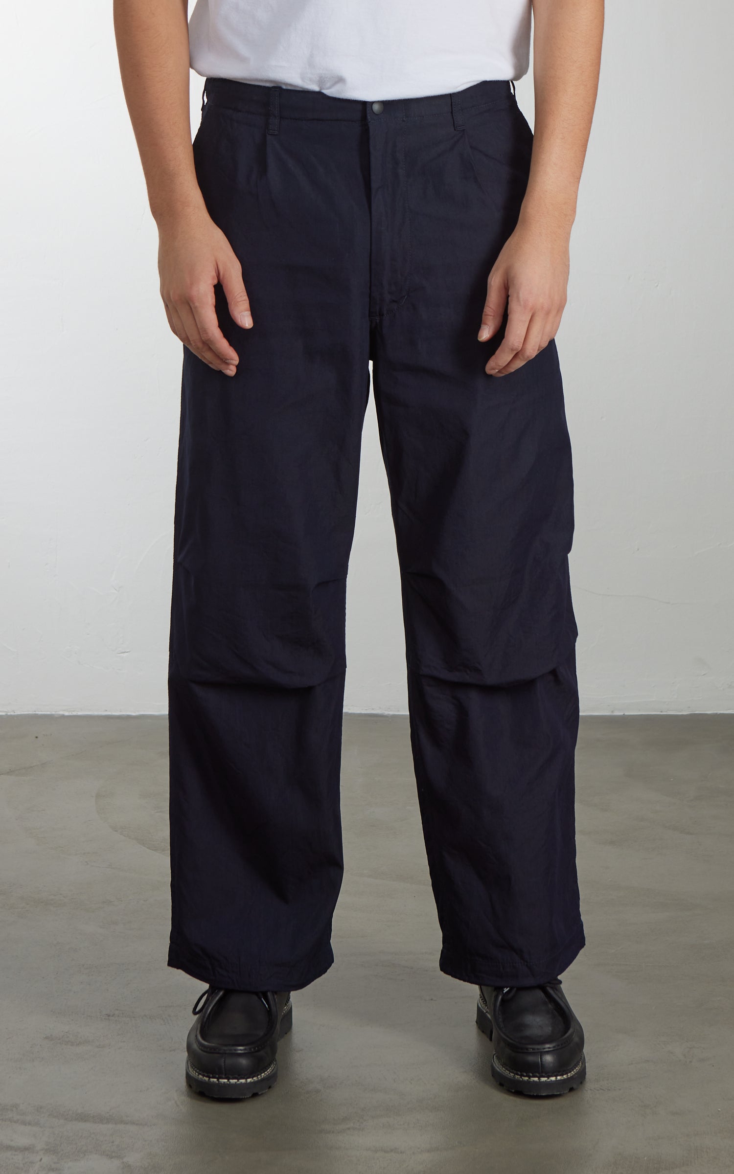 FOB Factory F0545 ID Nylon Tuck Pants Indigo