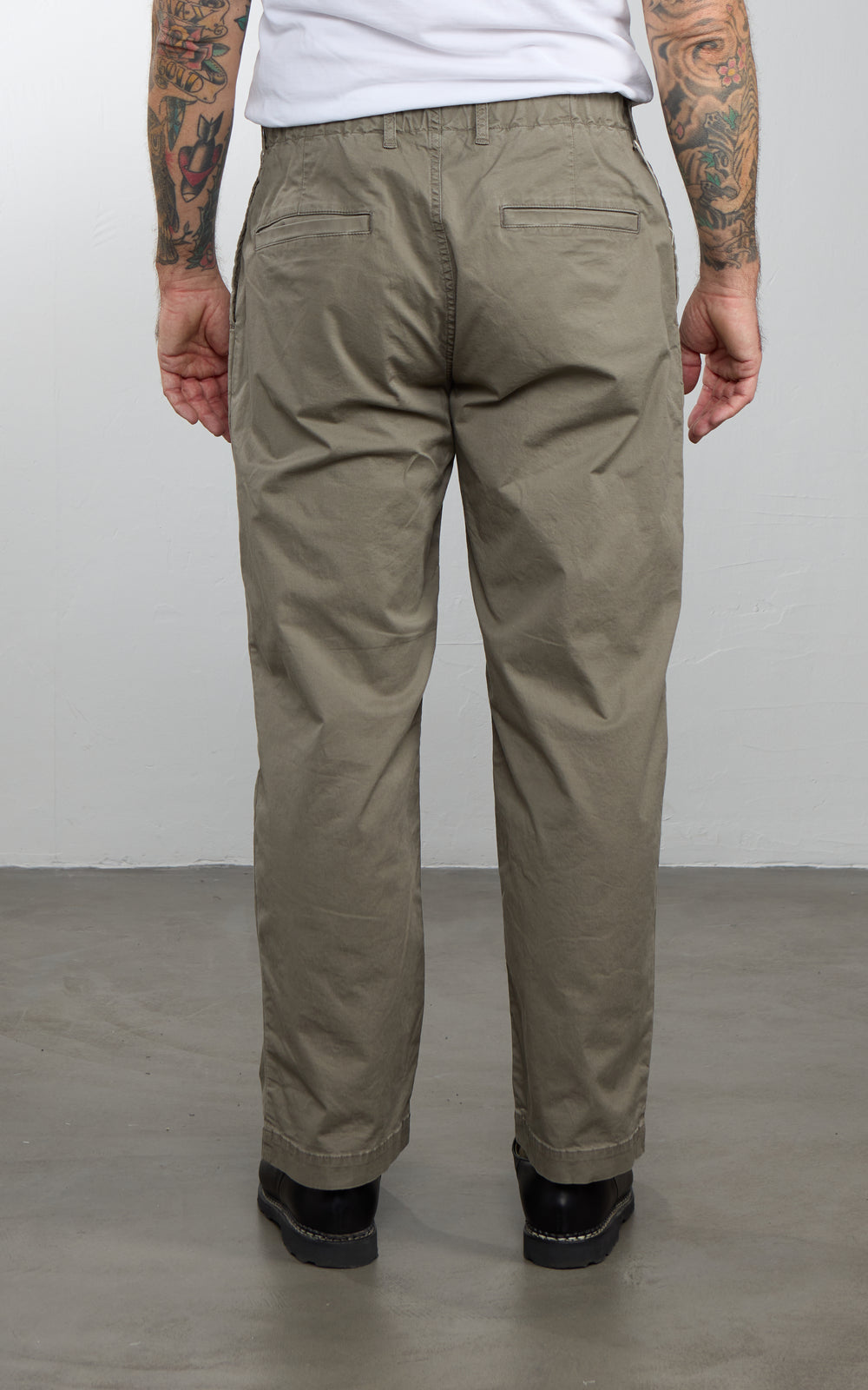 FOB Factory F0549 Stretch Twill Easy Pants Ivy
