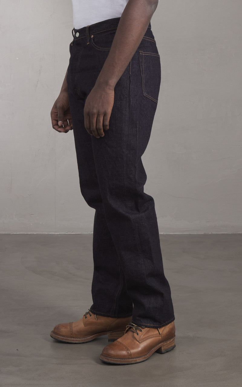 FOB Factory F153 Selvedge Denim Tapered 5P Rinsed Indigo