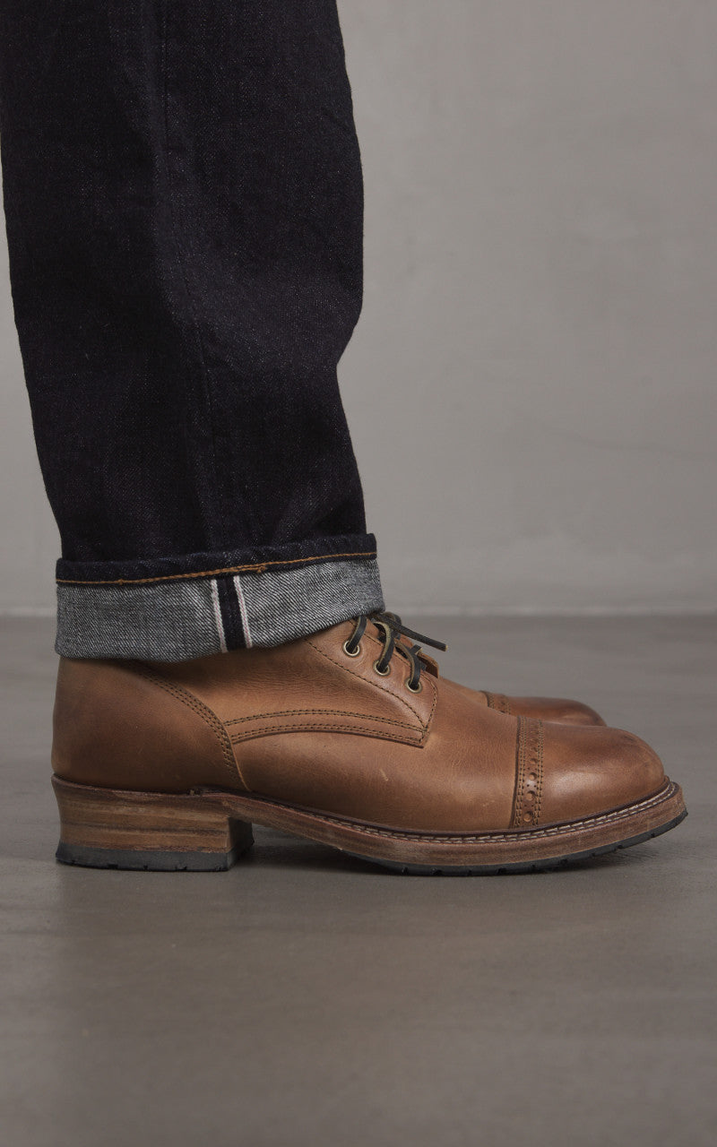 FOB Factory F153 Selvedge Denim Tapered 5P Rinsed Indigo