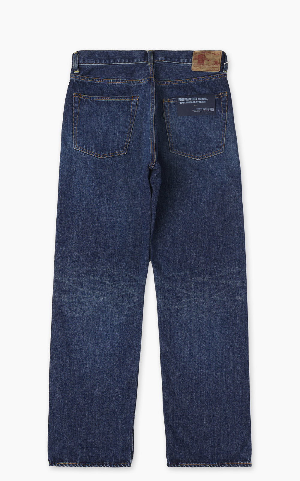 FOB Factory F159 Selvedge Denim Straight 5P Rinsed Indigo
