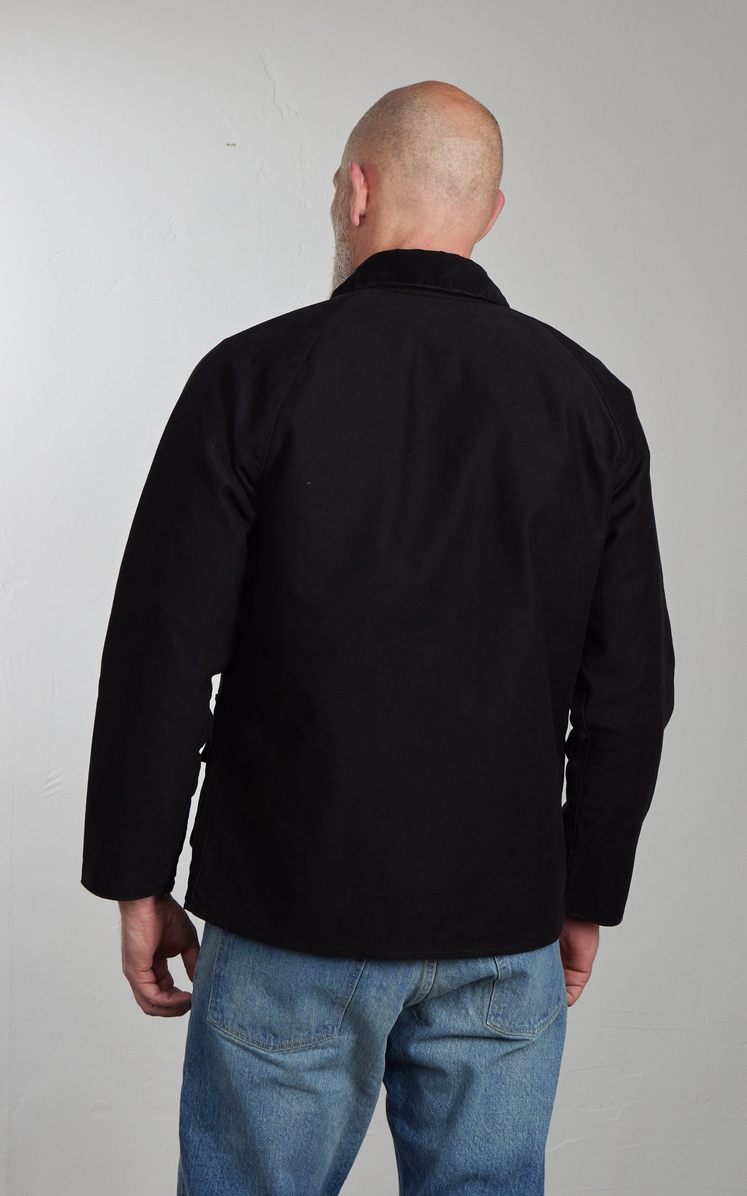 FOB Factory F2361 Moleskin Riding Jacket Black