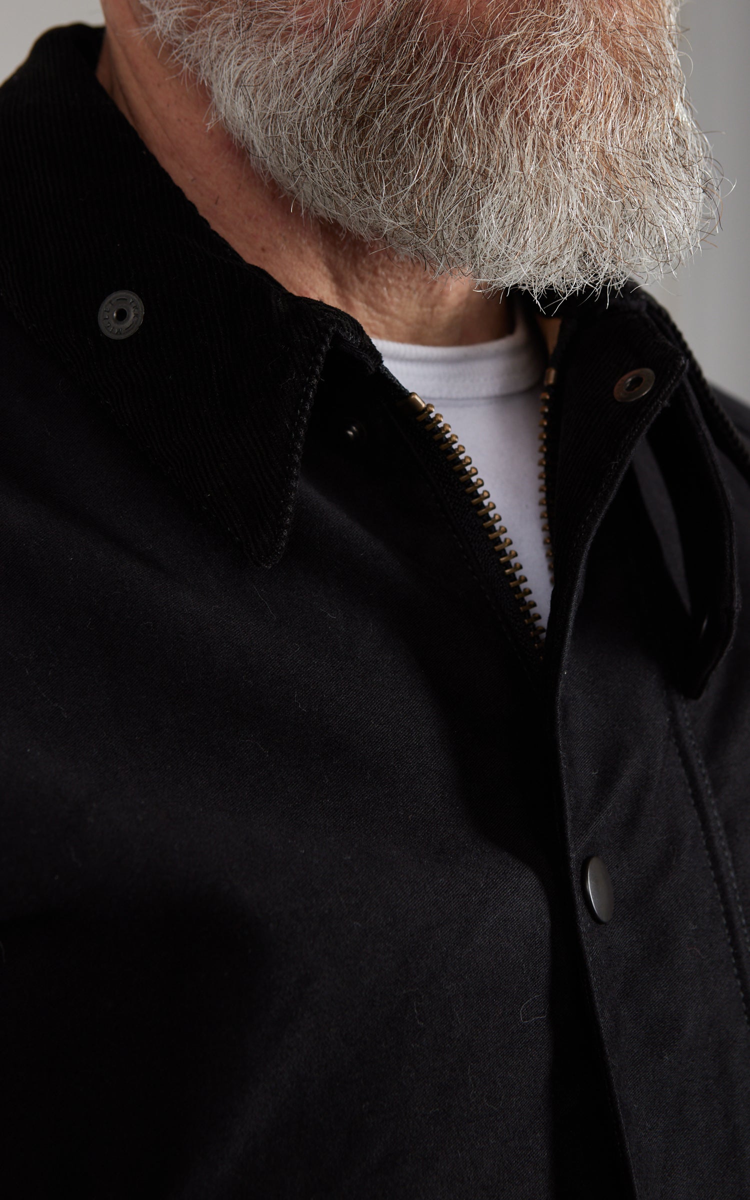 FOB Factory F2361 Moleskin Riding Jacket Black