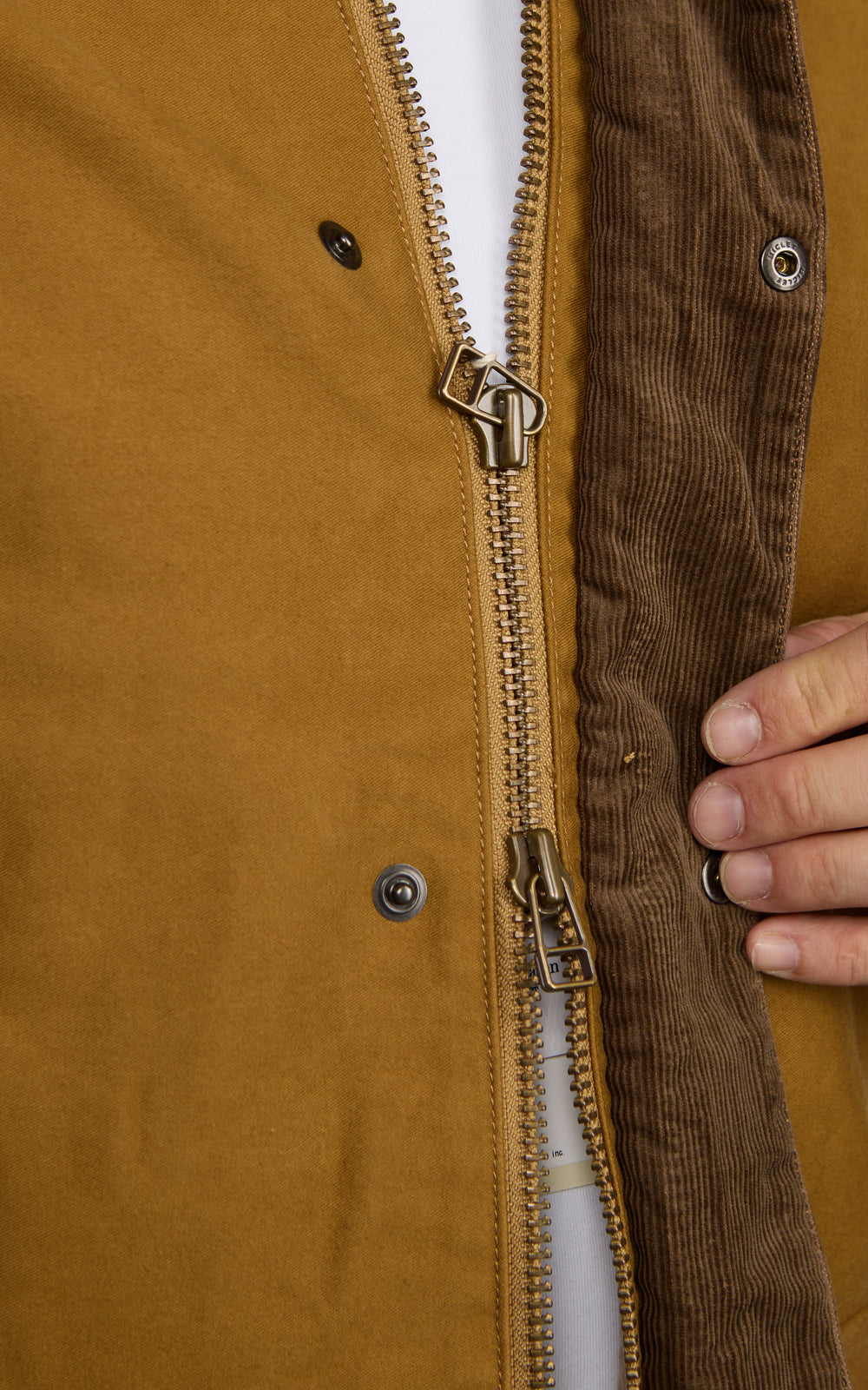 FOB Factory F2361 Moleskin Riding Jacket Khaki