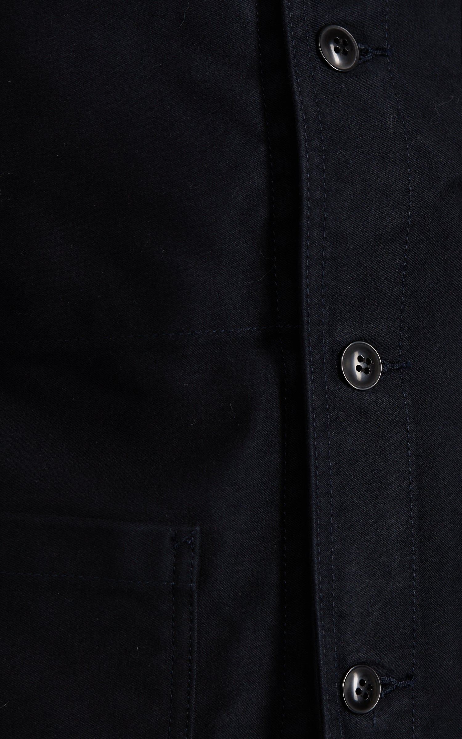 FOB Factory F2373 Moleskin French Work Jacket Navy