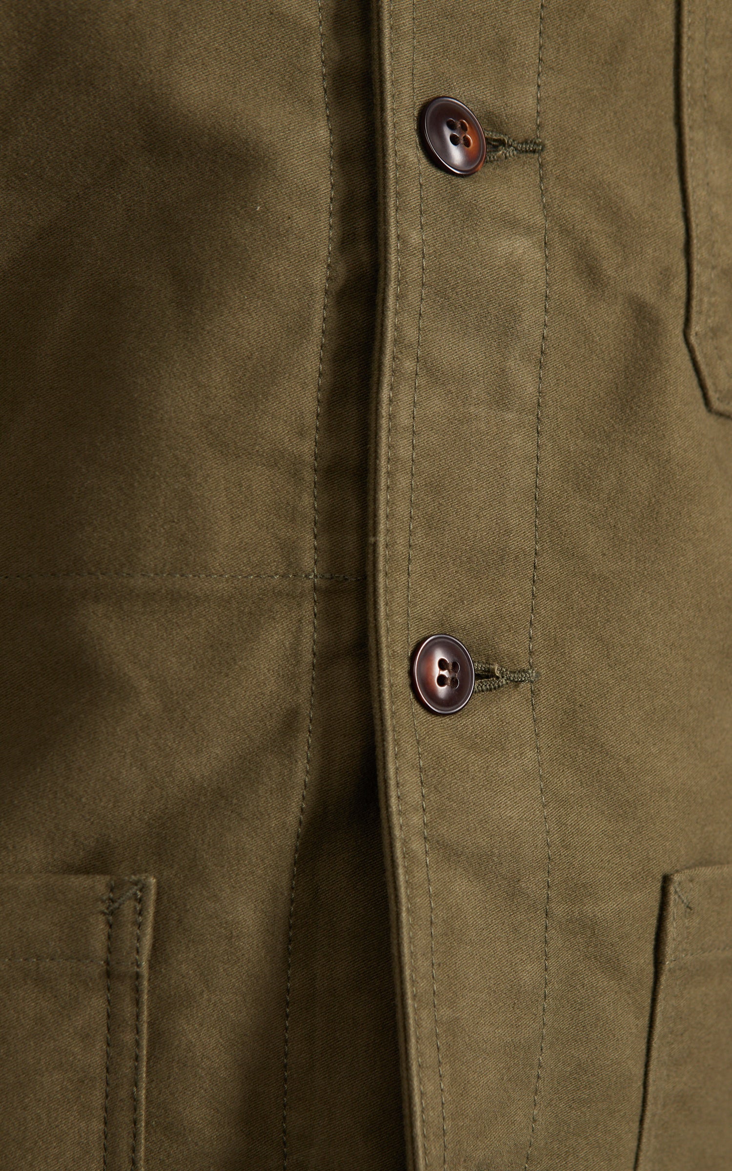 FOB Factory F2373 Moleskin French Work Jacket Olive