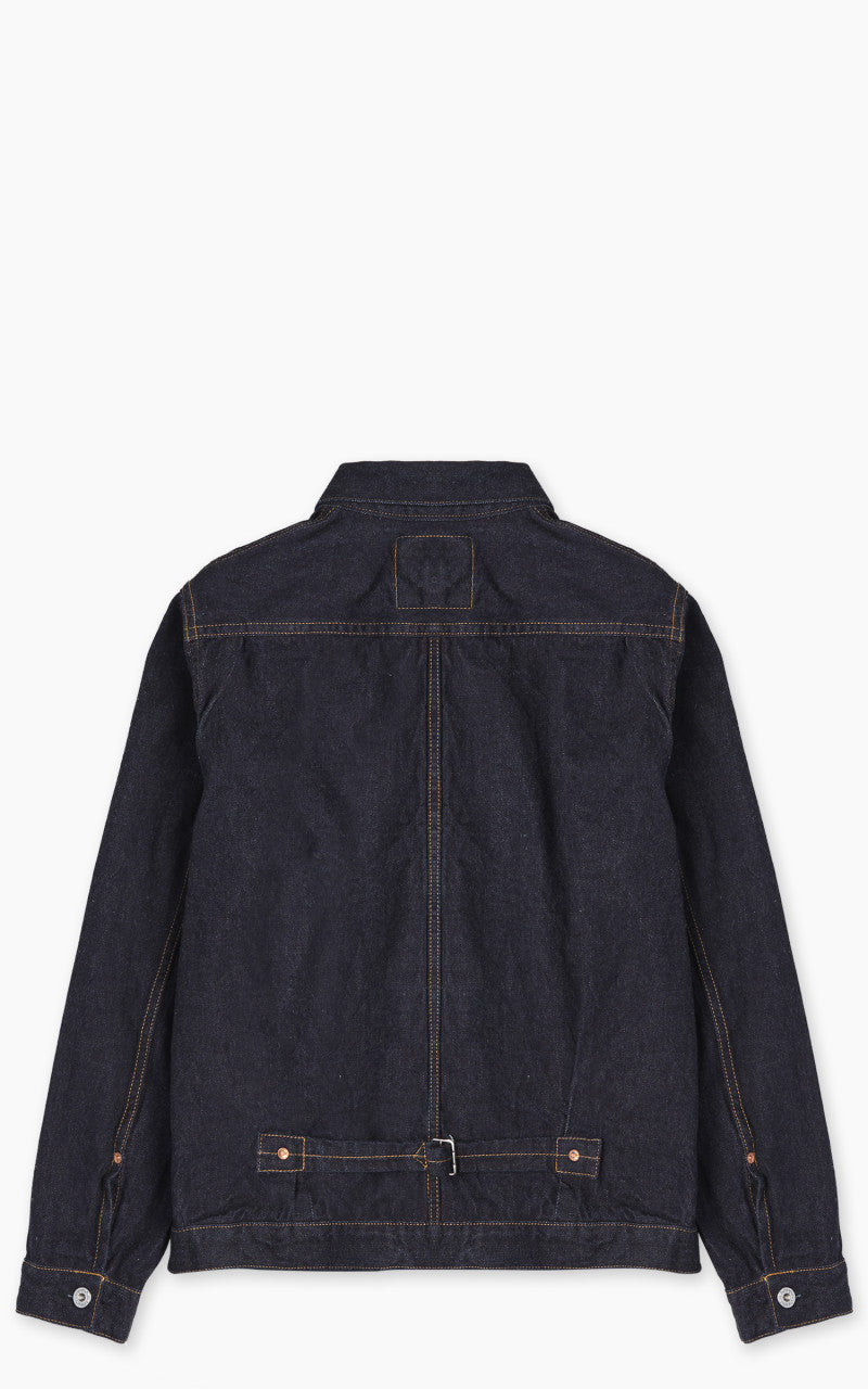 FOB Factory F2432 Garage Selvedge Denim Jacket Rinsed Indigo