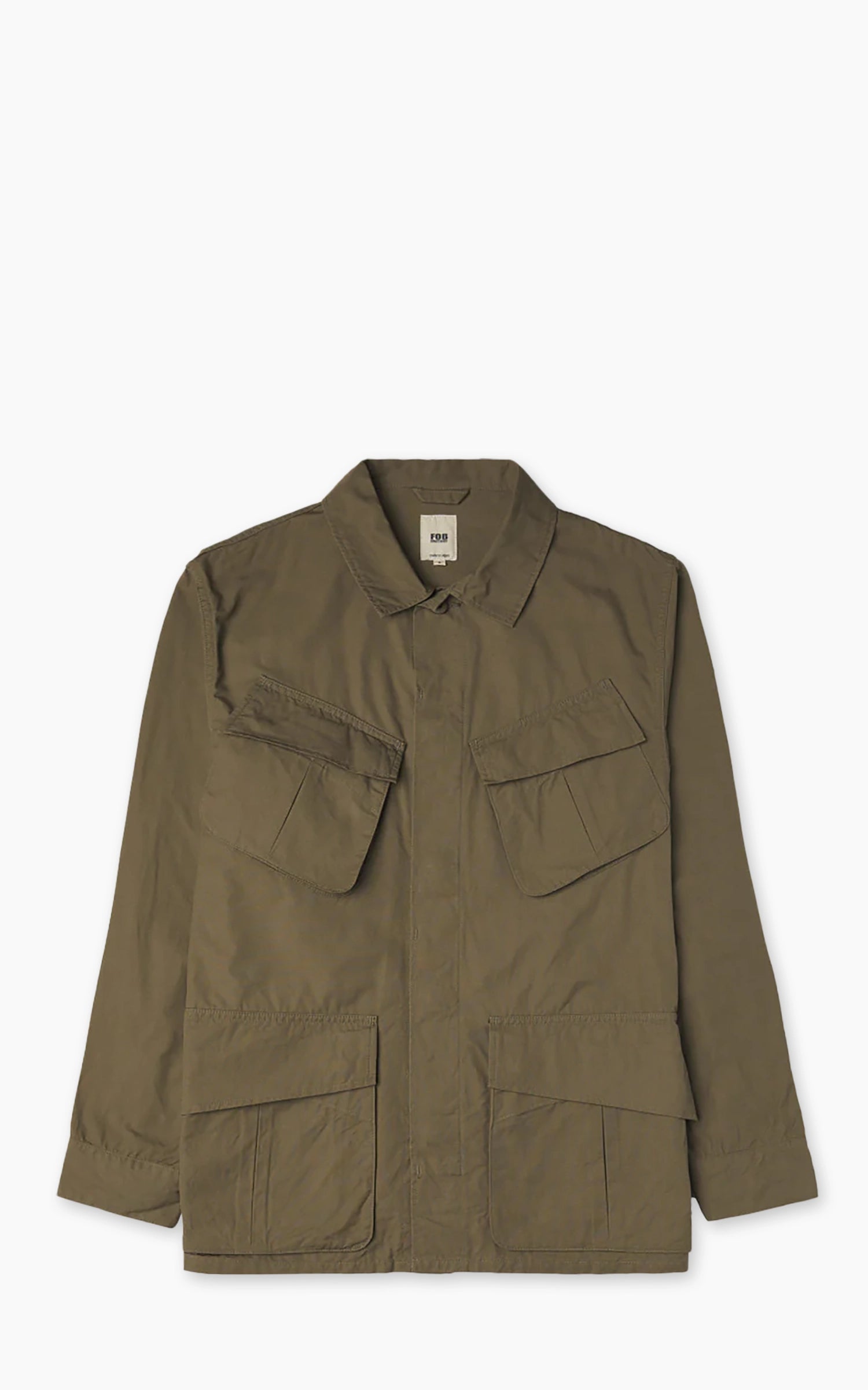 FOB Factory F2452 Jungle Fatigue Jacket Olive