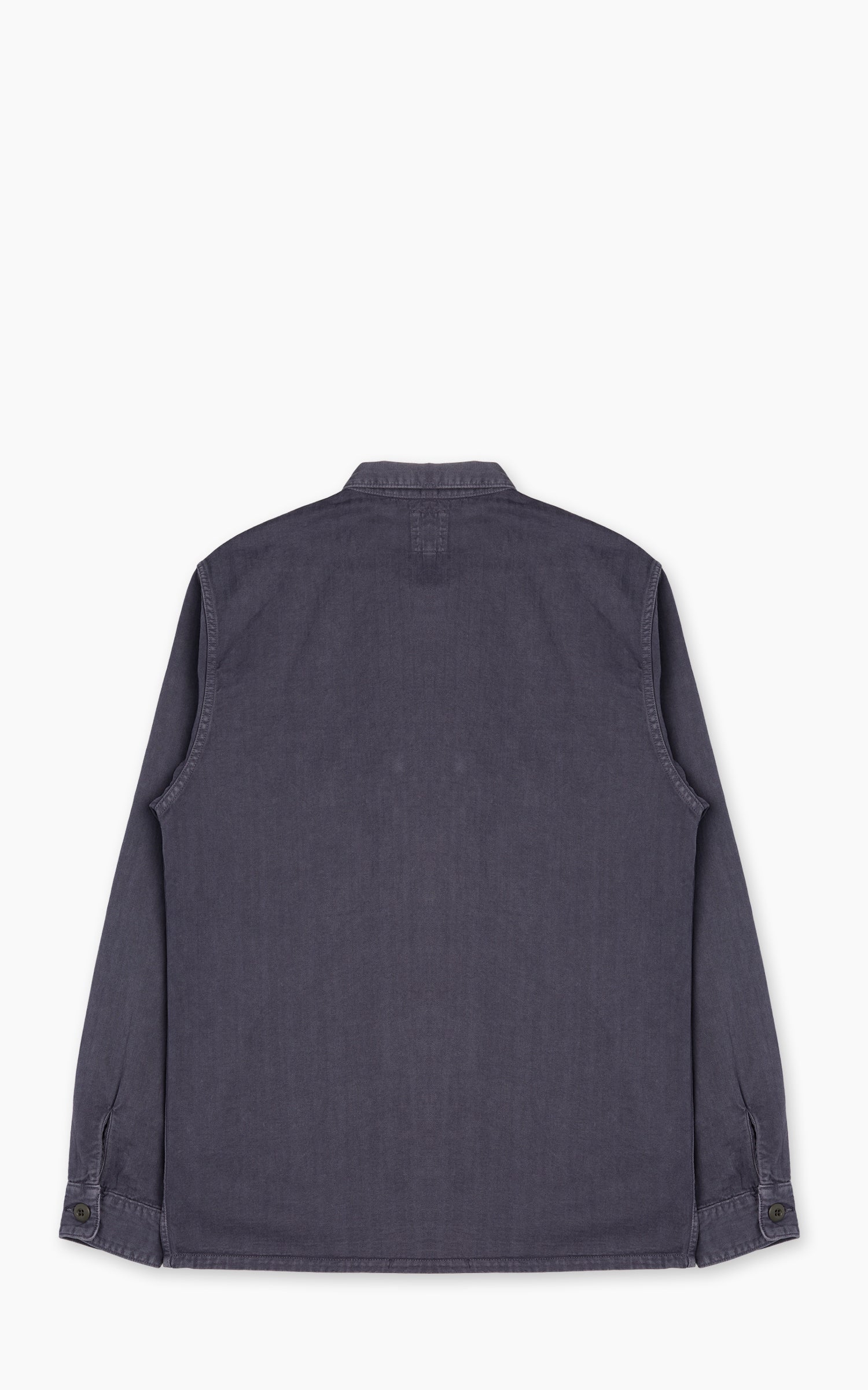 FOB Factory F2461 Herringbone Fatigue Jacket Navy