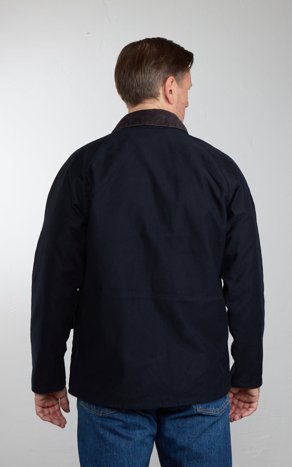FOB Factory F2361 Moleskin Riding Jacket Navy