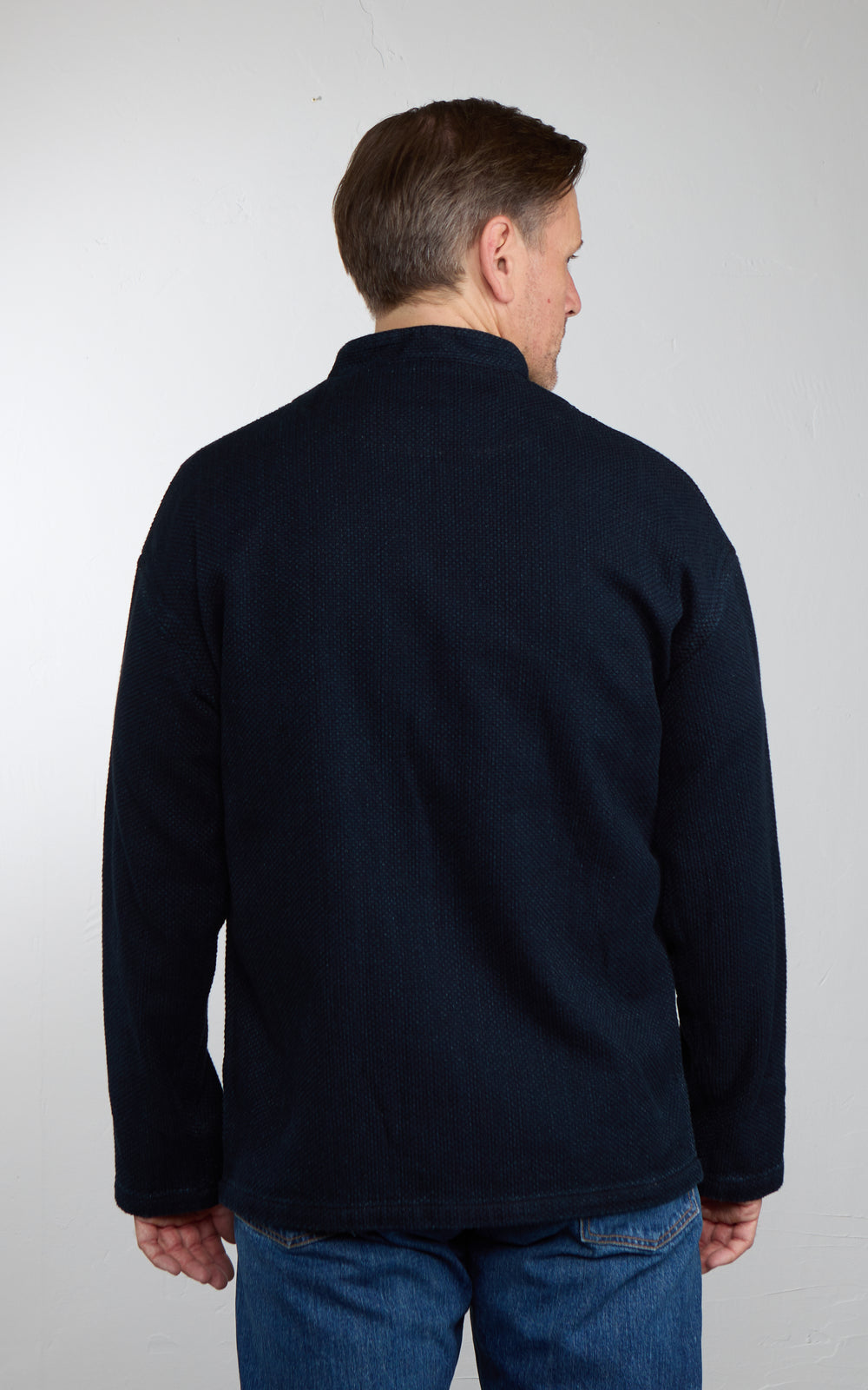 FOB Factory F2468 Indigo Sashiko Jacket Indigo